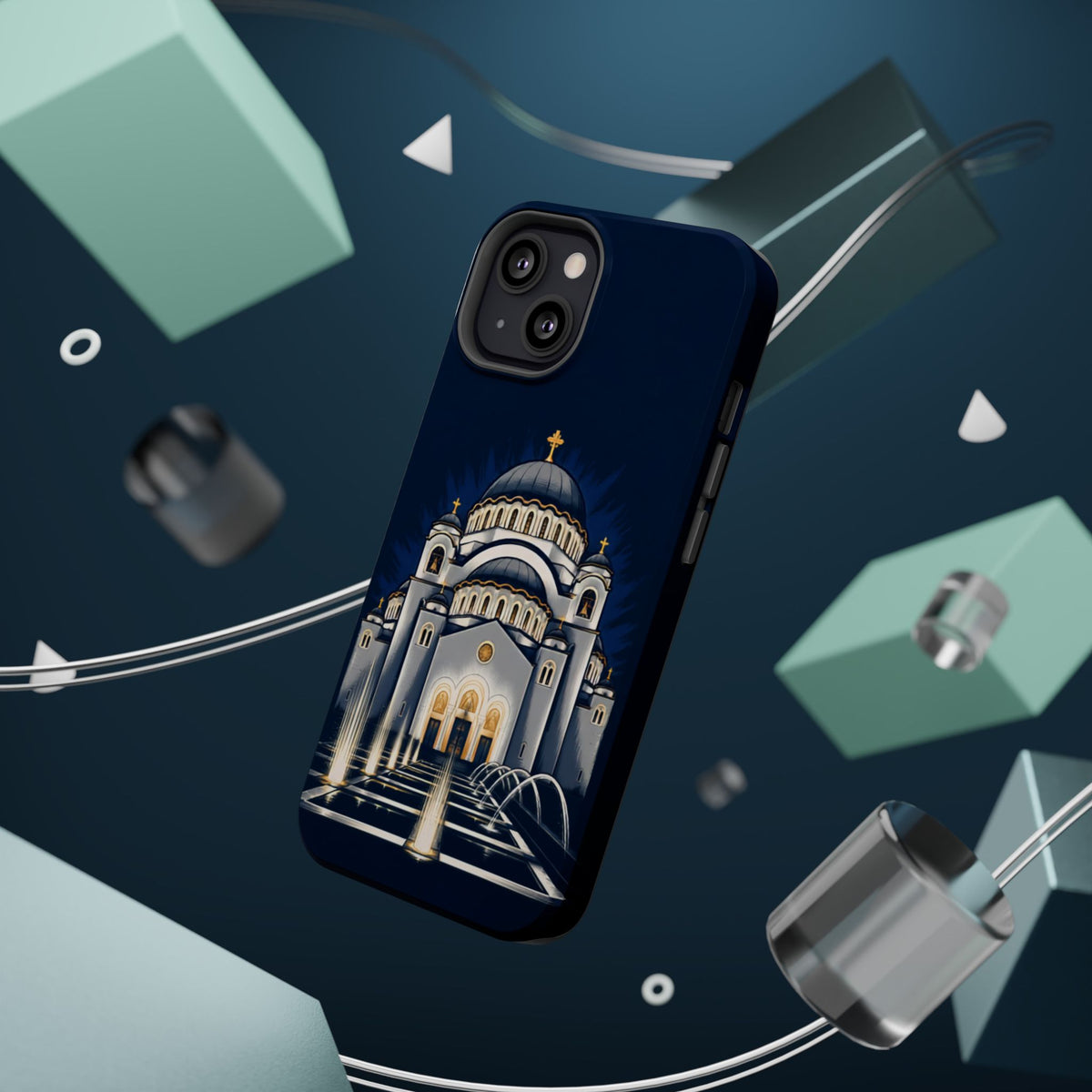 St Sava Cathedral Belgrade Phone Case — Magnetic Impact-Resistant Phone Cover