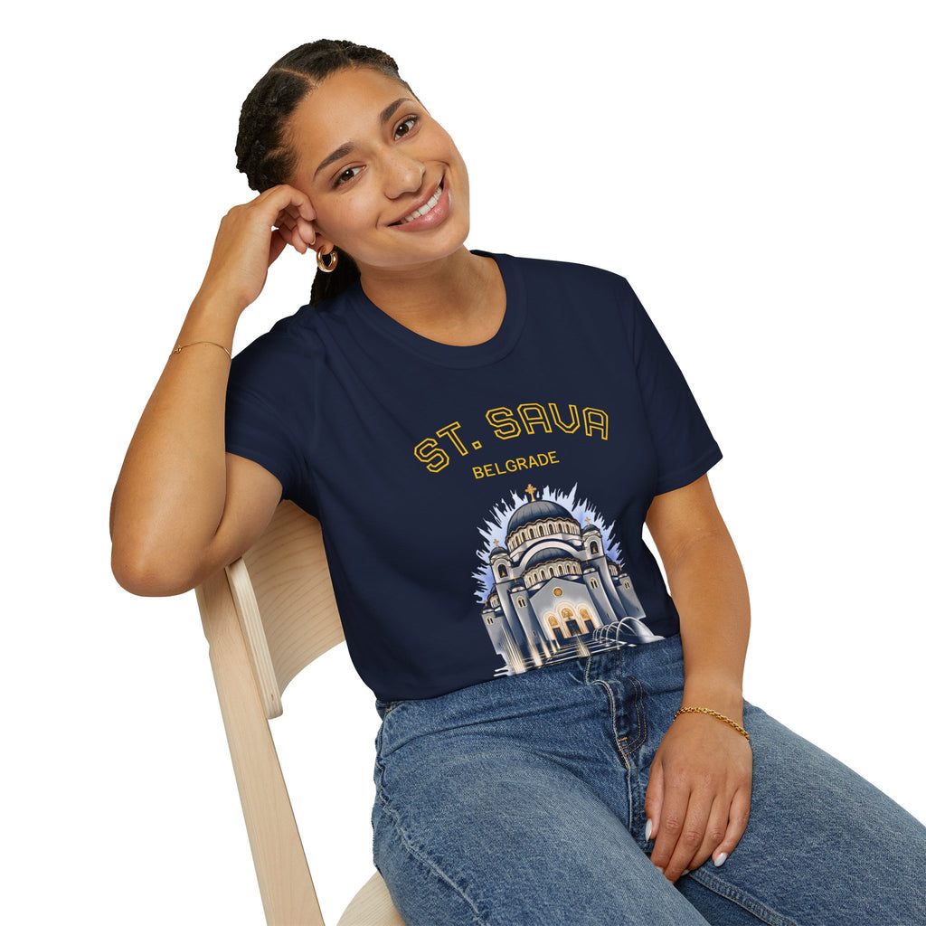 St. Sava Cathedral Belgrade T-Shirt | Serbian Landmark Tee