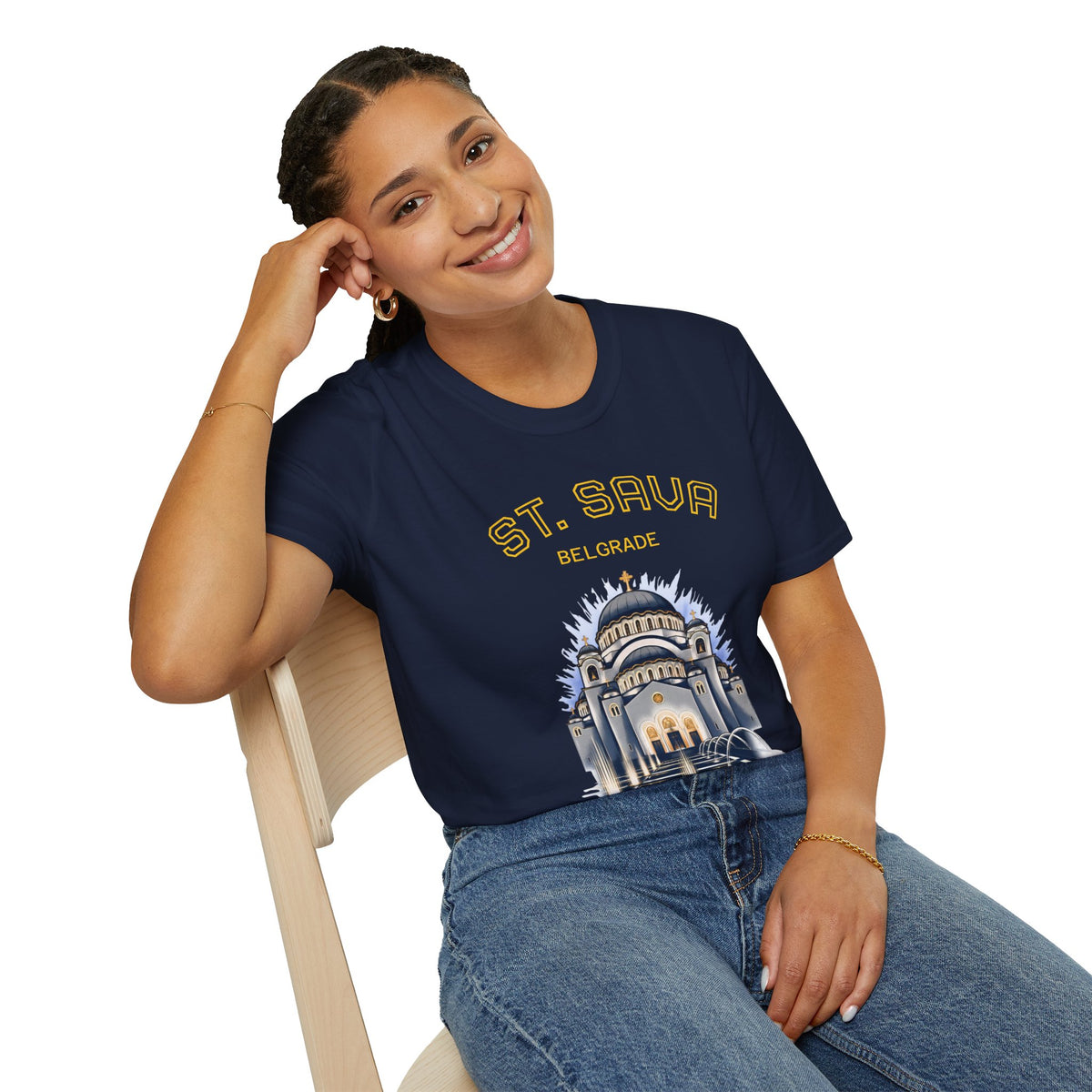 St. Sava Cathedral Belgrade T-Shirt | Serbian Landmark Tee