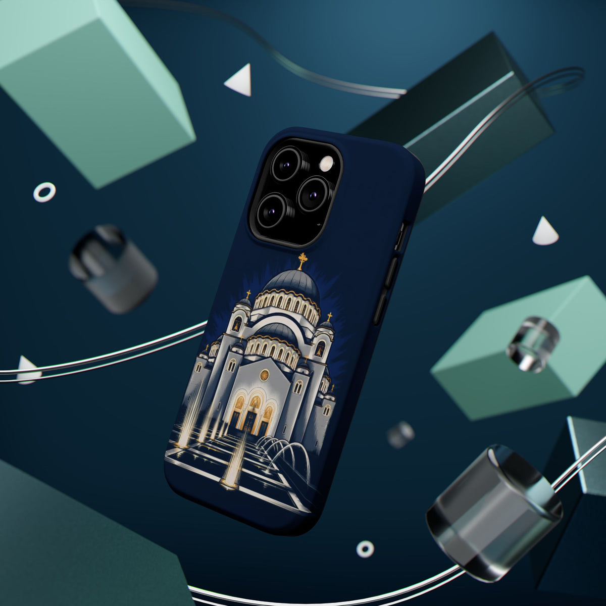 St Sava Cathedral Belgrade Phone Case — Magnetic Impact-Resistant Phone Cover