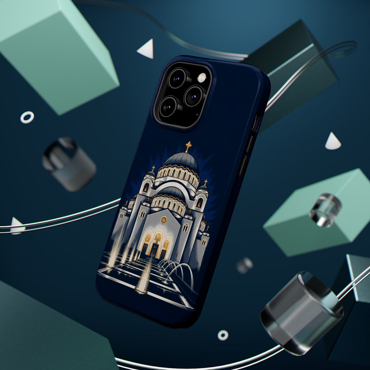 St Sava Cathedral Belgrade Phone Case — Magnetic Impact-Resistant Phone Cover