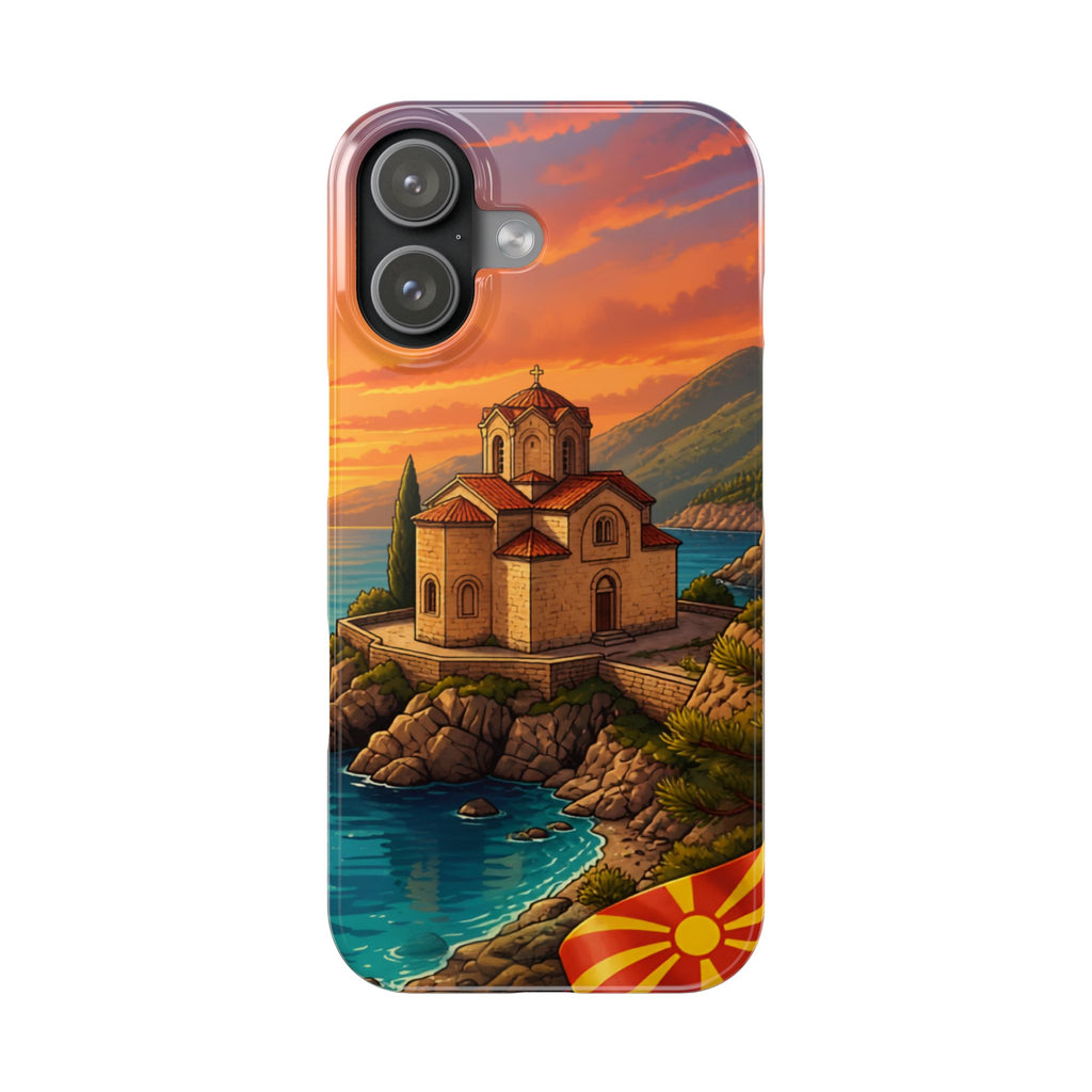Macedonian Scenic Phone Case— Church of St. John at Kaneo