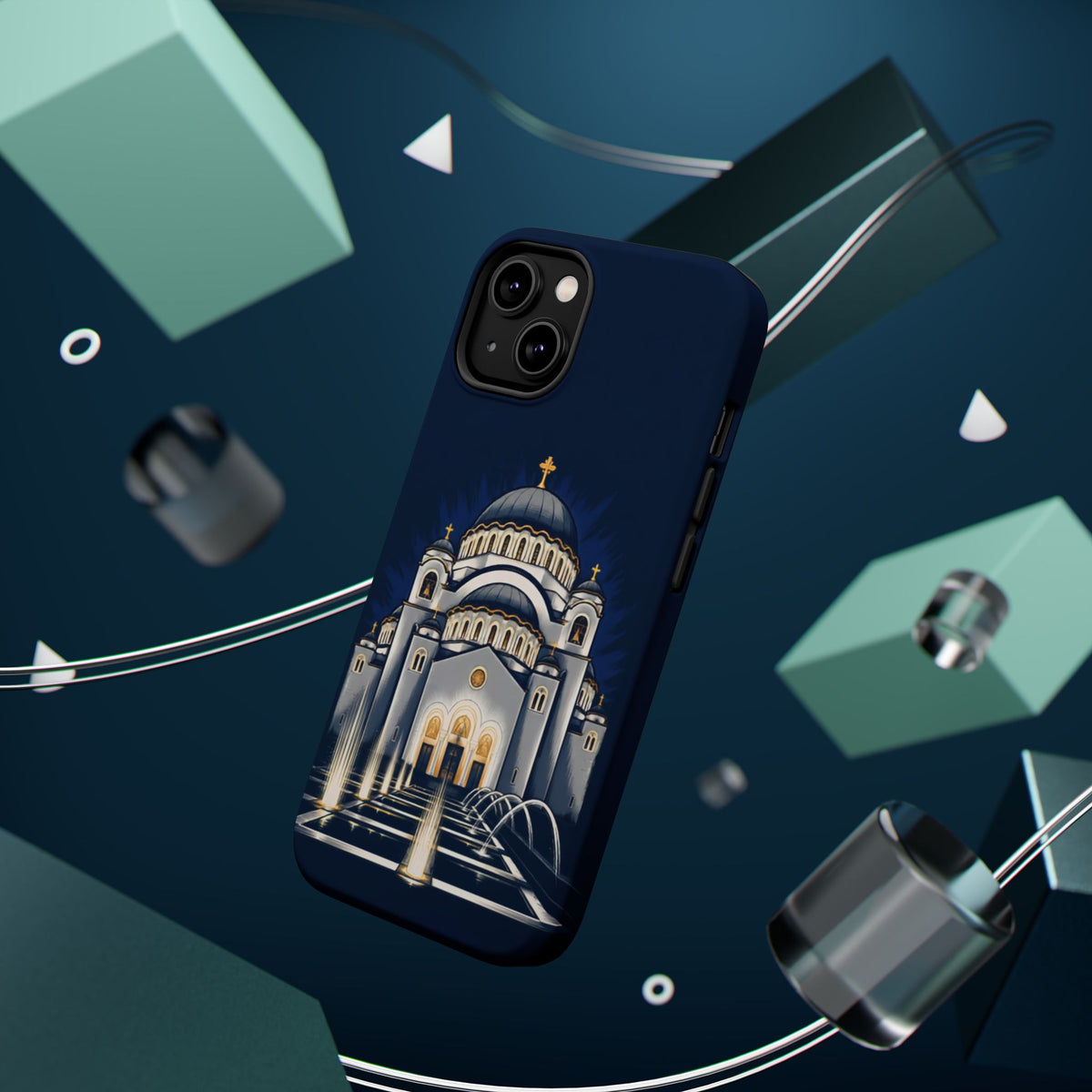St Sava Cathedral Belgrade Phone Case — Magnetic Impact-Resistant Phone Cover