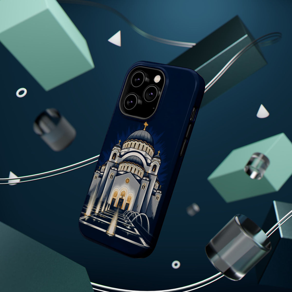 St Sava Cathedral Belgrade Phone Case — Magnetic Impact-Resistant Phone Cover