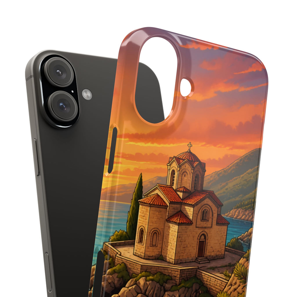 Macedonian Scenic Phone Case— Church of St. John at Kaneo