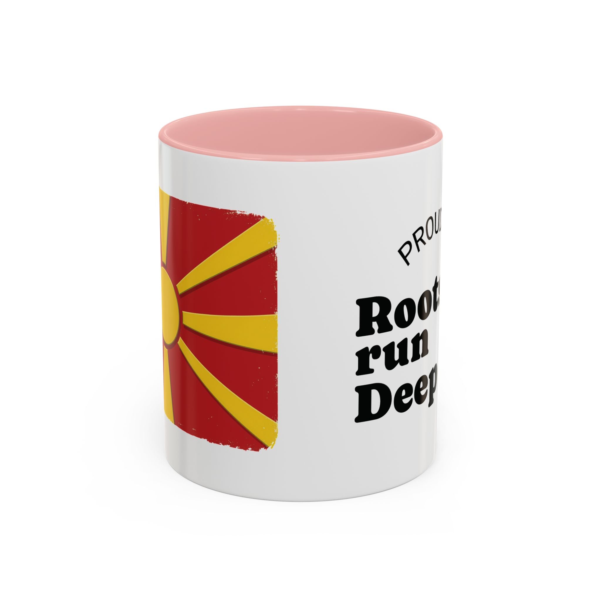 Macedonian Pride Coffee Mug – "Roots Run Deep" Accent Mug