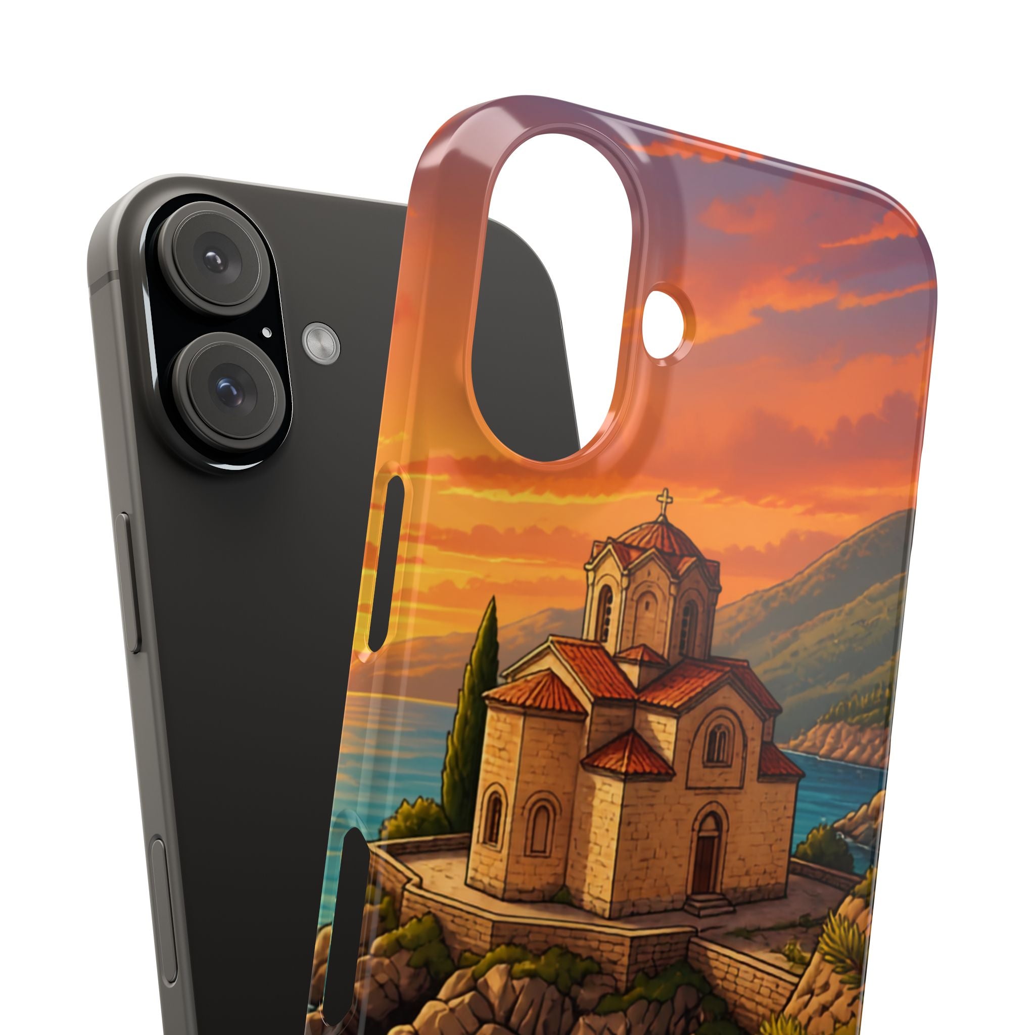 Macedonian Scenic Phone Case— Church of St. John at Kaneo