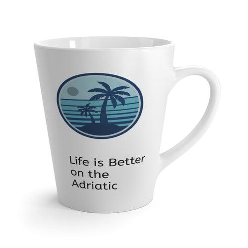 "Balkan by Blood, Coastal by Nature" Seal Latte Mug