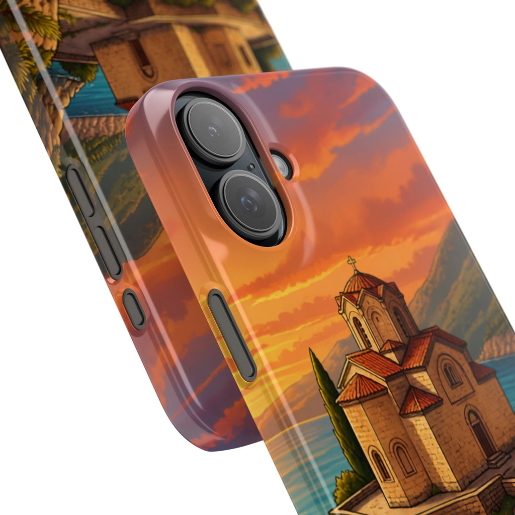 Macedonian Scenic Phone Case— Church of St. John at Kaneo