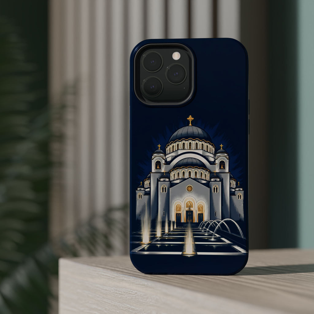St Sava Cathedral Belgrade Phone Case — Magnetic Impact-Resistant Phone Cover