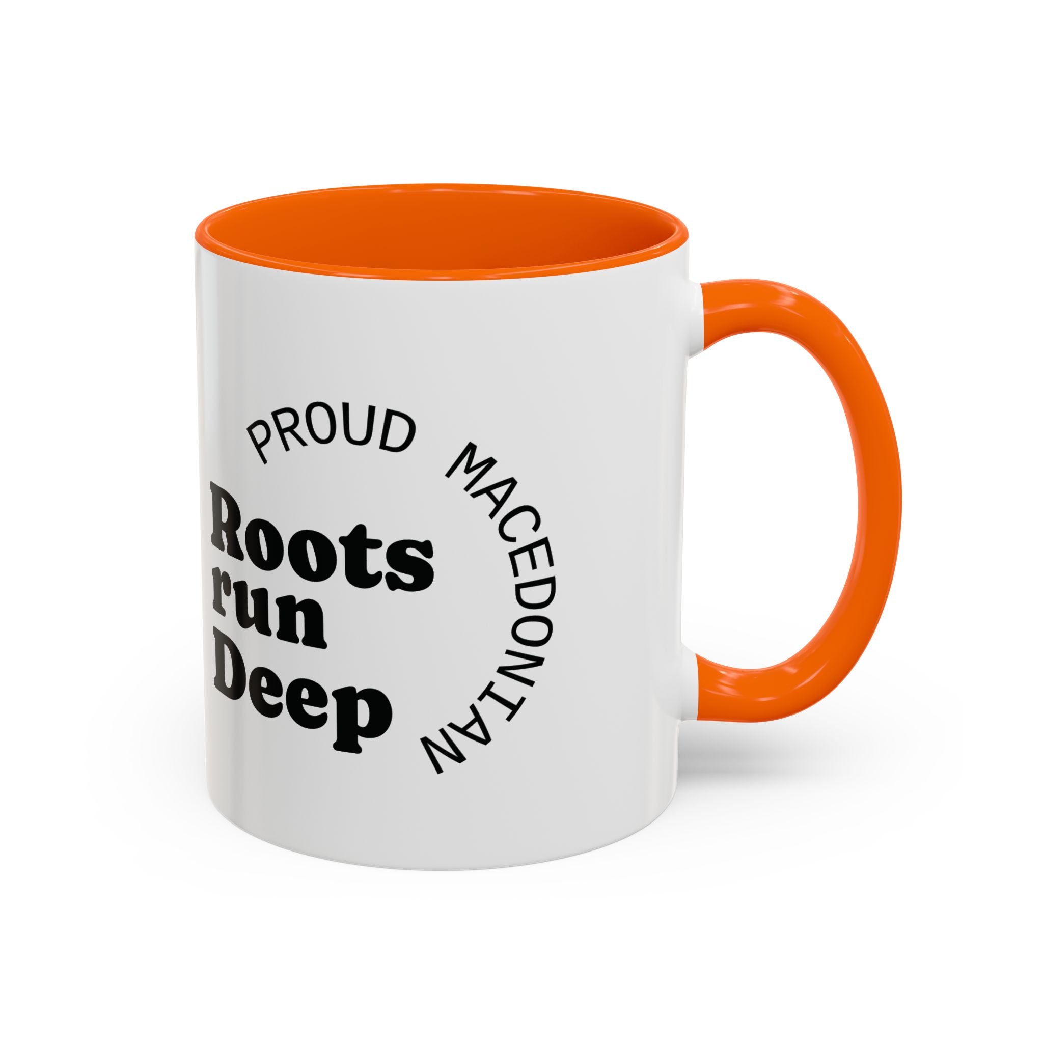 Macedonian Pride Coffee Mug – "Roots Run Deep" Accent Mug
