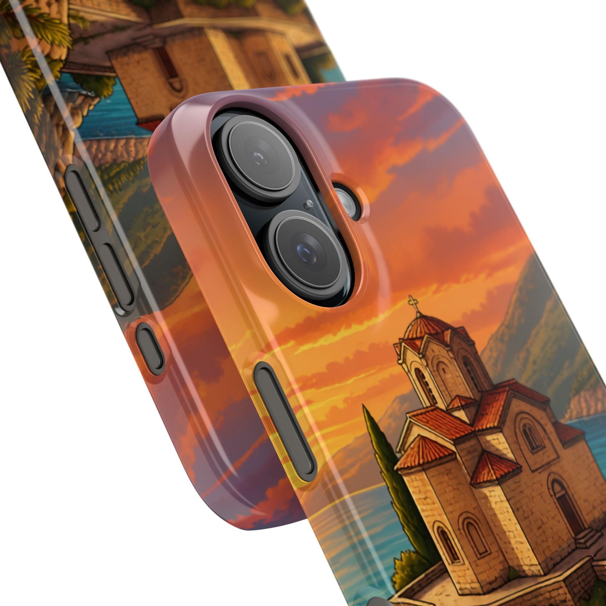 Macedonian Scenic Phone Case— Church of St. John at Kaneo