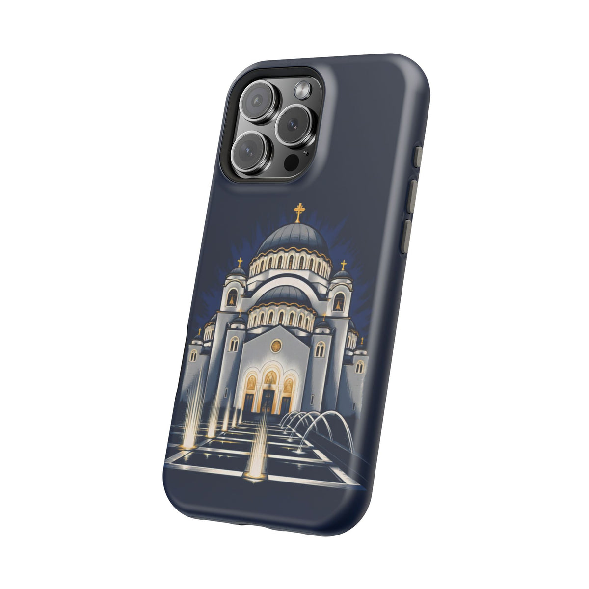 St Sava Cathedral Belgrade Phone Case — Magnetic Impact-Resistant Phone Cover
