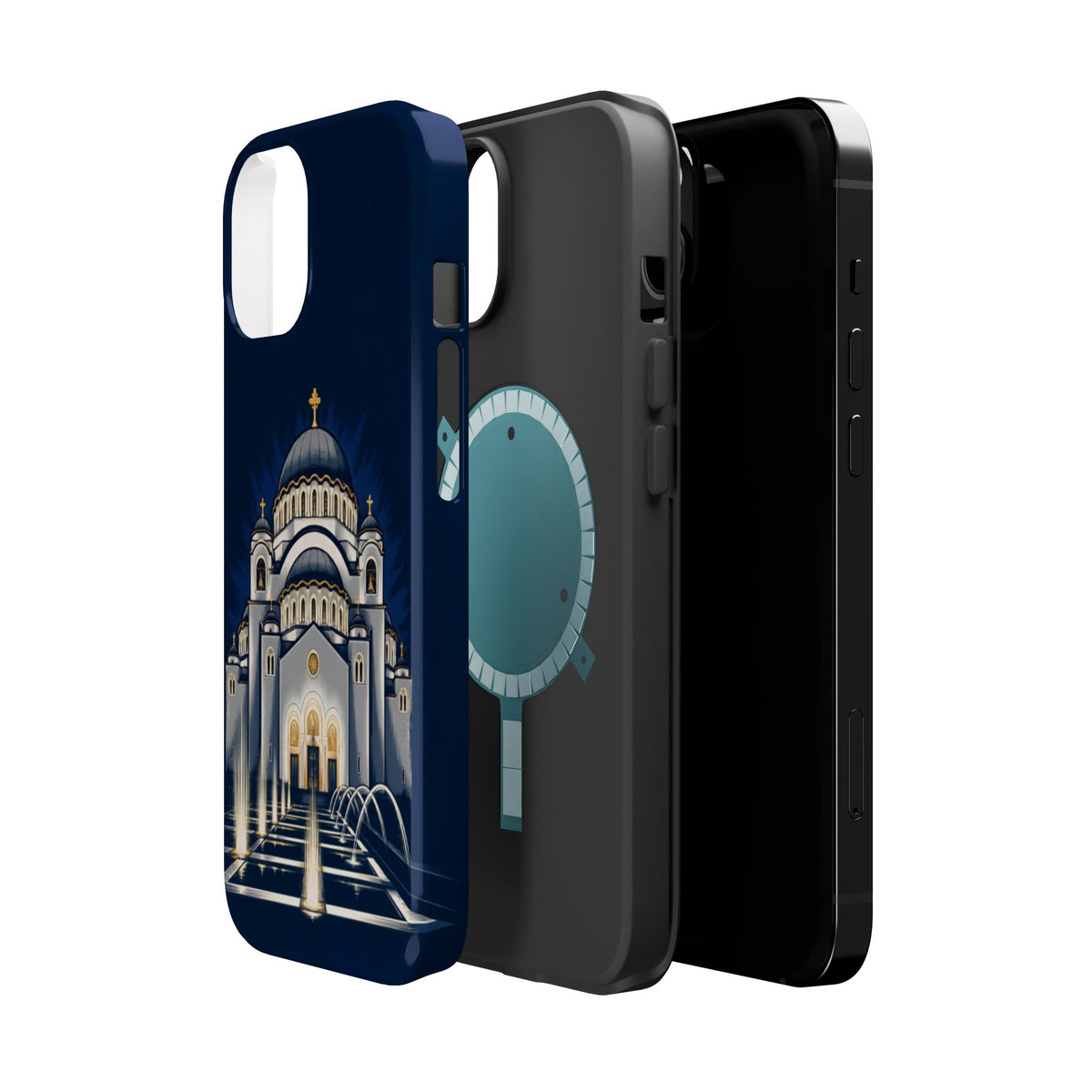 St Sava Cathedral Belgrade Phone Case — Magnetic Impact-Resistant Phone Cover
