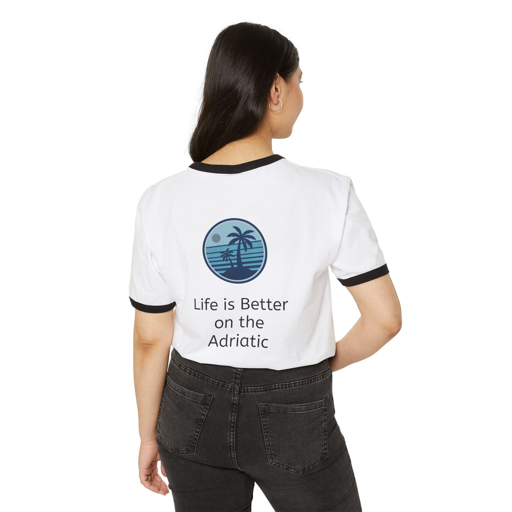 Balkan by Blood, Coastal by Nature Ringer T-Shirt