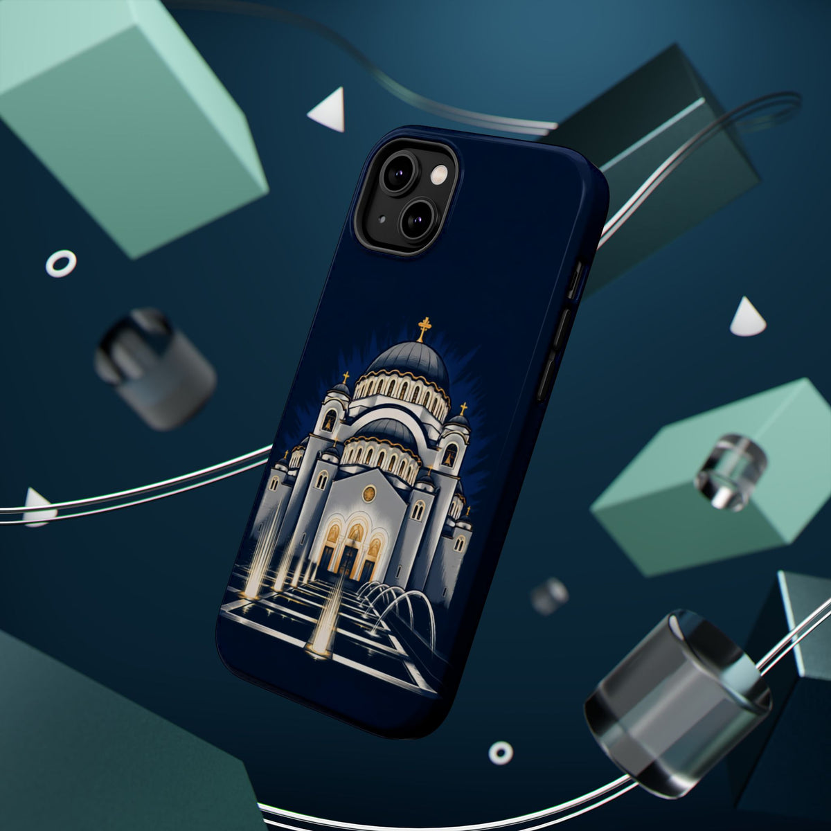 St Sava Cathedral Belgrade Phone Case — Magnetic Impact-Resistant Phone Cover