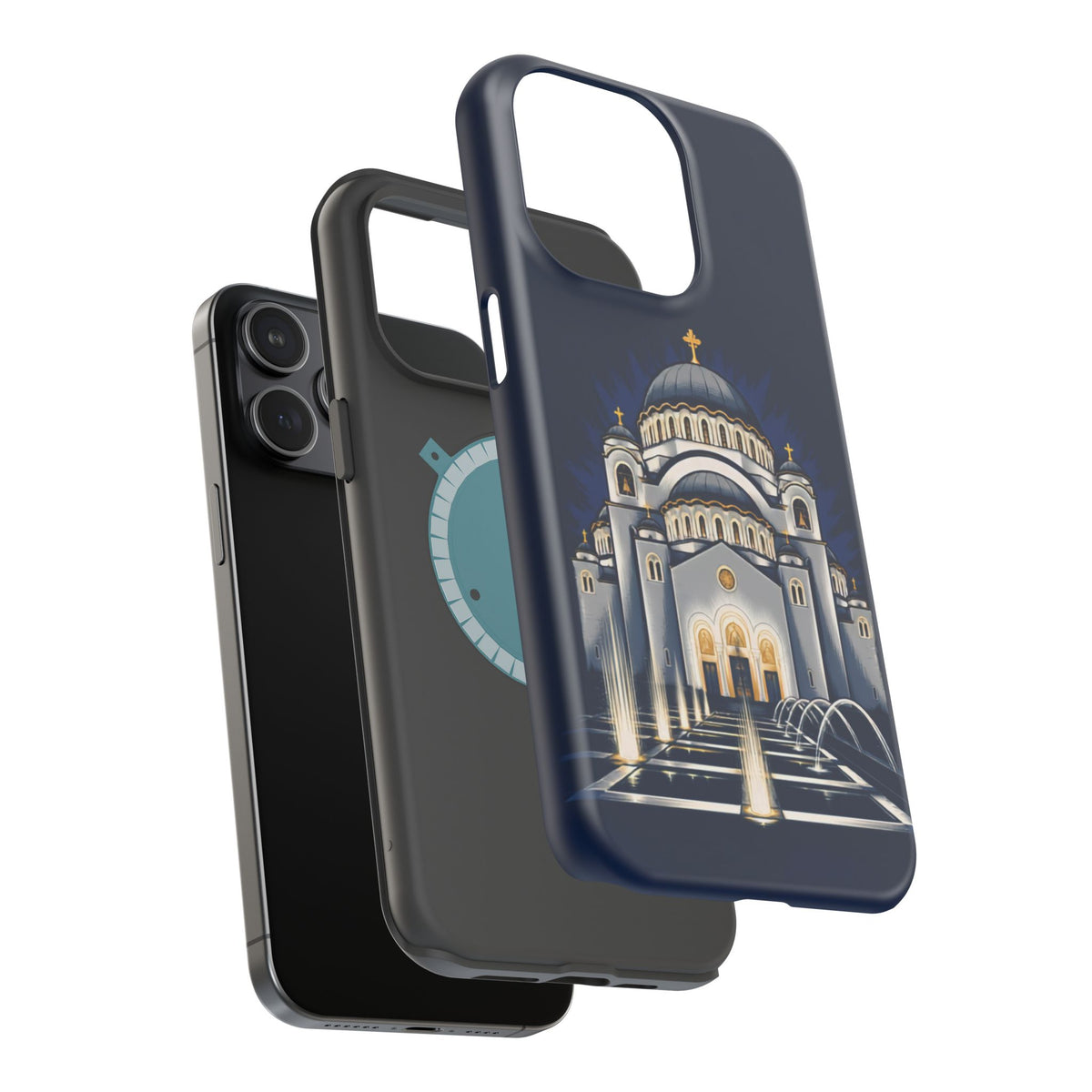 St Sava Cathedral Belgrade Phone Case — Magnetic Impact-Resistant Phone Cover