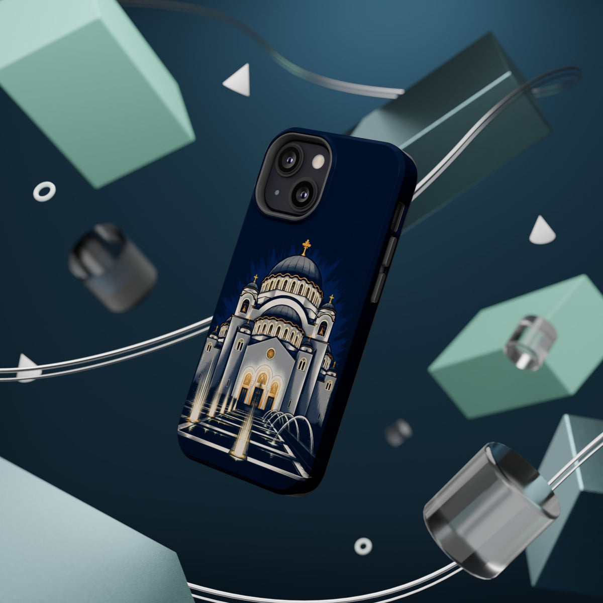 St Sava Cathedral Belgrade Phone Case — Magnetic Impact-Resistant Phone Cover