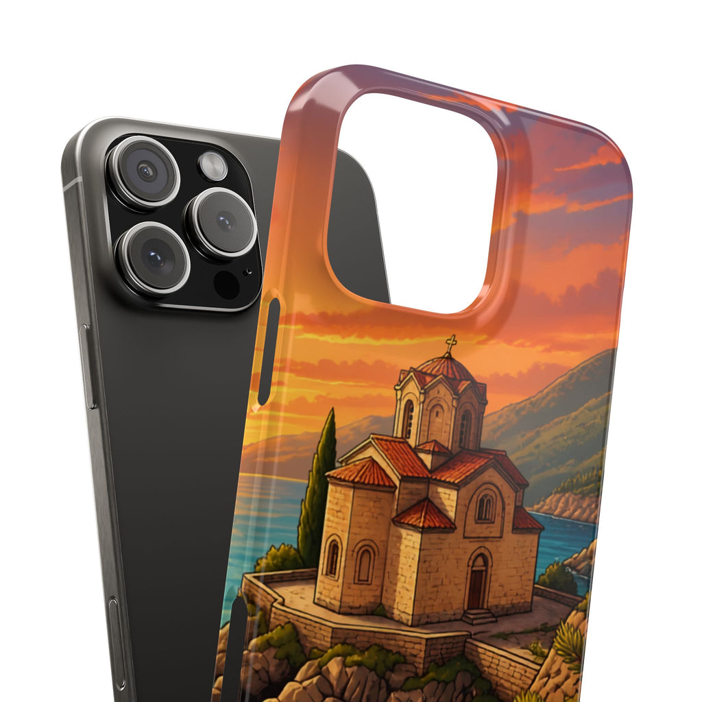 Macedonian Scenic Phone Case— Church of St. John at Kaneo