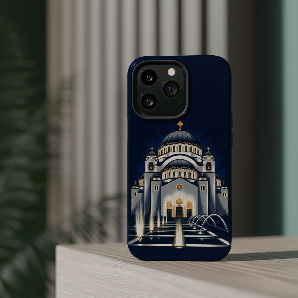 St Sava Cathedral Belgrade Phone Case — Magnetic Impact-Resistant Phone Cover