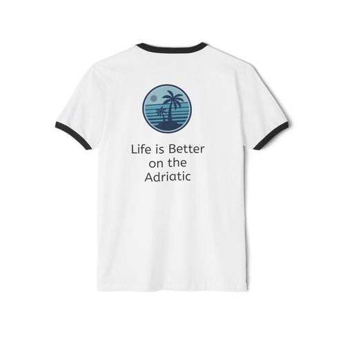 Balkan by Blood, Coastal by Nature Ringer T-Shirt