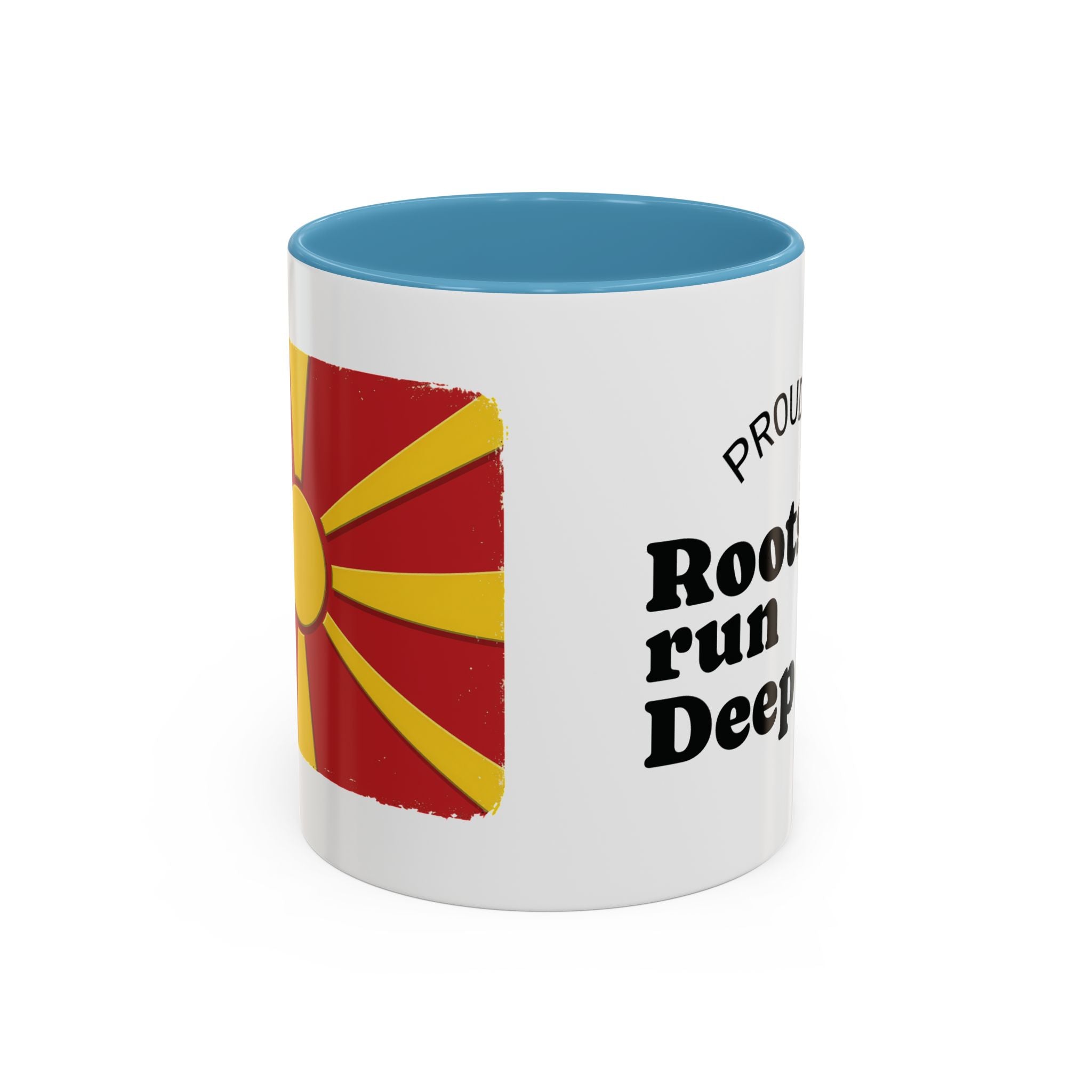 Macedonian Pride Coffee Mug – "Roots Run Deep" Accent Mug