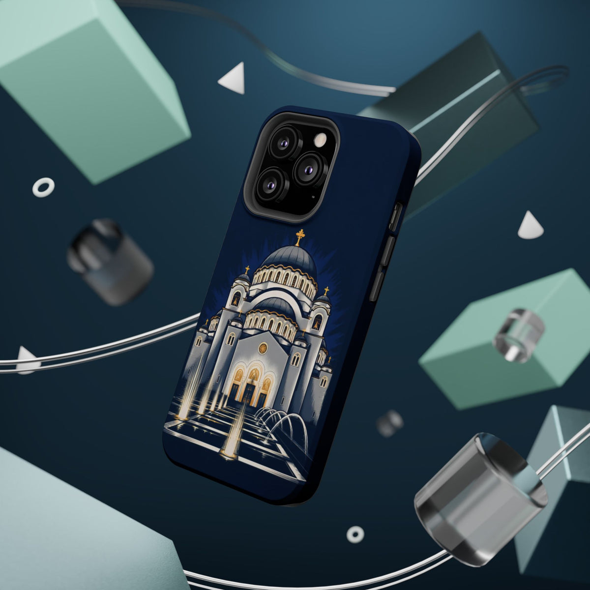 St Sava Cathedral Belgrade Phone Case — Magnetic Impact-Resistant Phone Cover