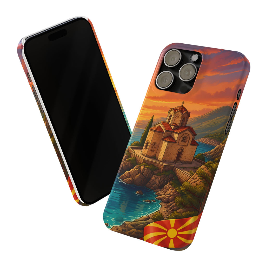 Macedonian Scenic Phone Case— Church of St. John at Kaneo