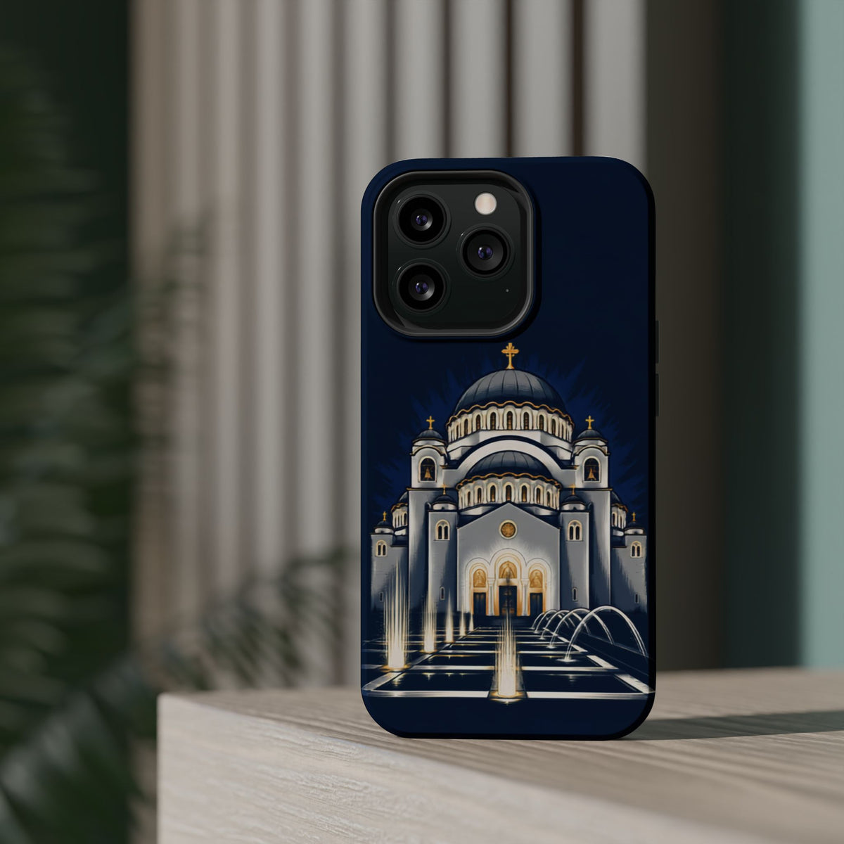 St Sava Cathedral Belgrade Phone Case — Magnetic Impact-Resistant Phone Cover