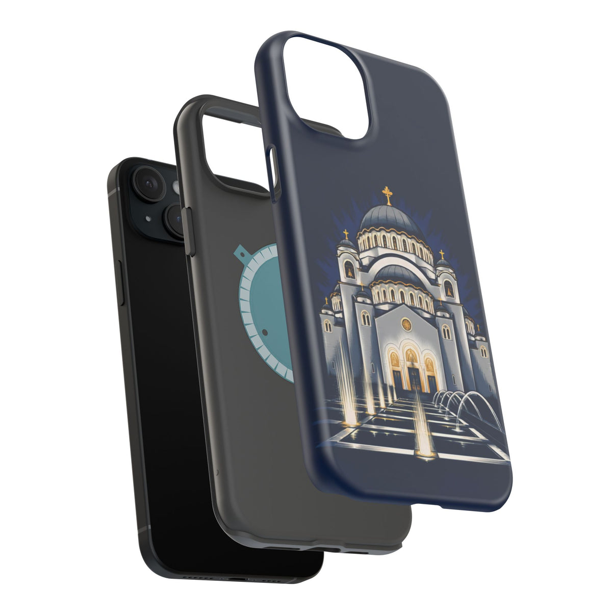 St Sava Cathedral Belgrade Phone Case — Magnetic Impact-Resistant Phone Cover