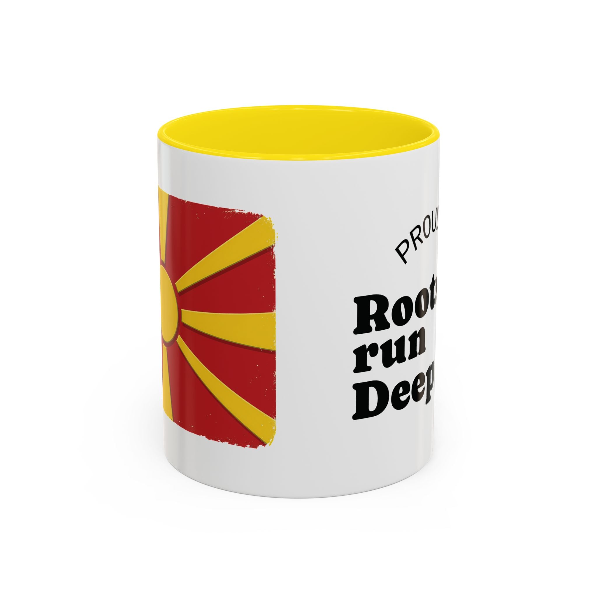 Macedonian Pride Coffee Mug – "Roots Run Deep" Accent Mug