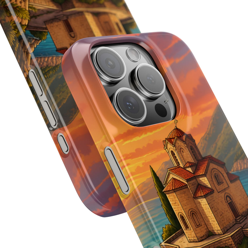 Macedonian Scenic Phone Case— Church of St. John at Kaneo