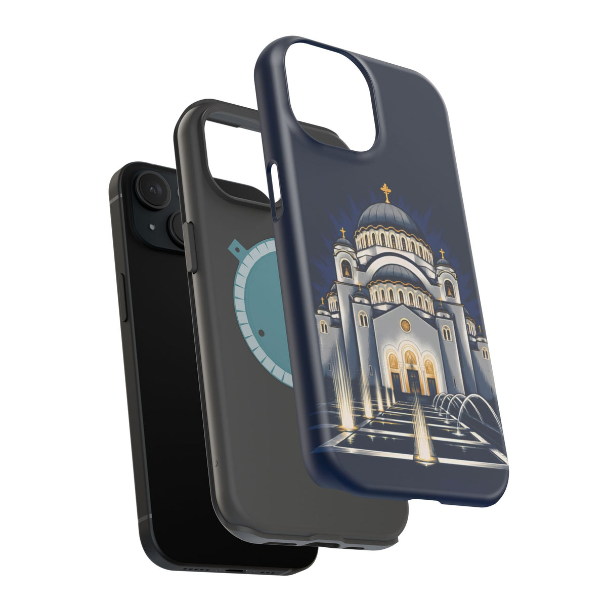St Sava Cathedral Belgrade Phone Case — Magnetic Impact-Resistant Phone Cover