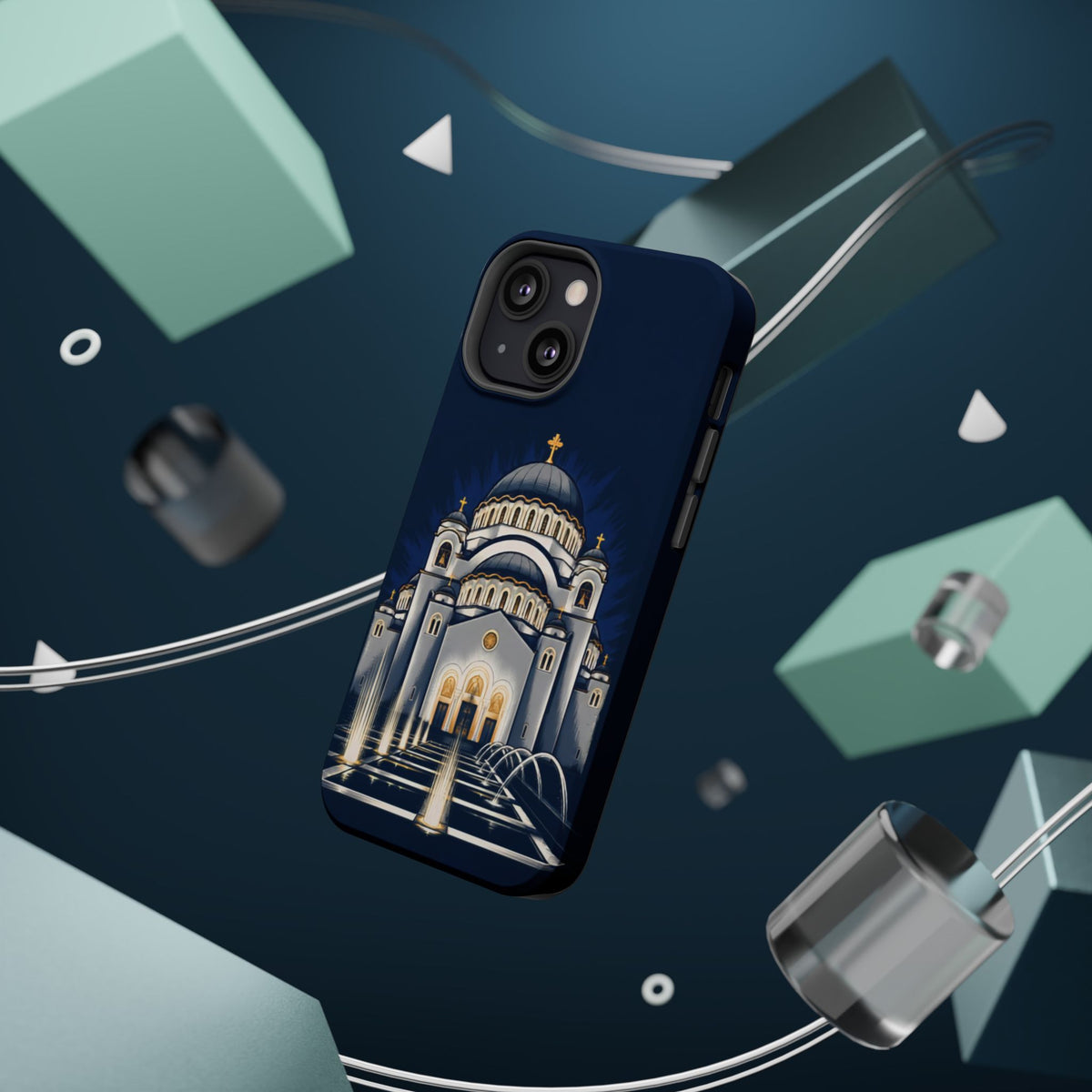 St Sava Cathedral Belgrade Phone Case — Magnetic Impact-Resistant Phone Cover