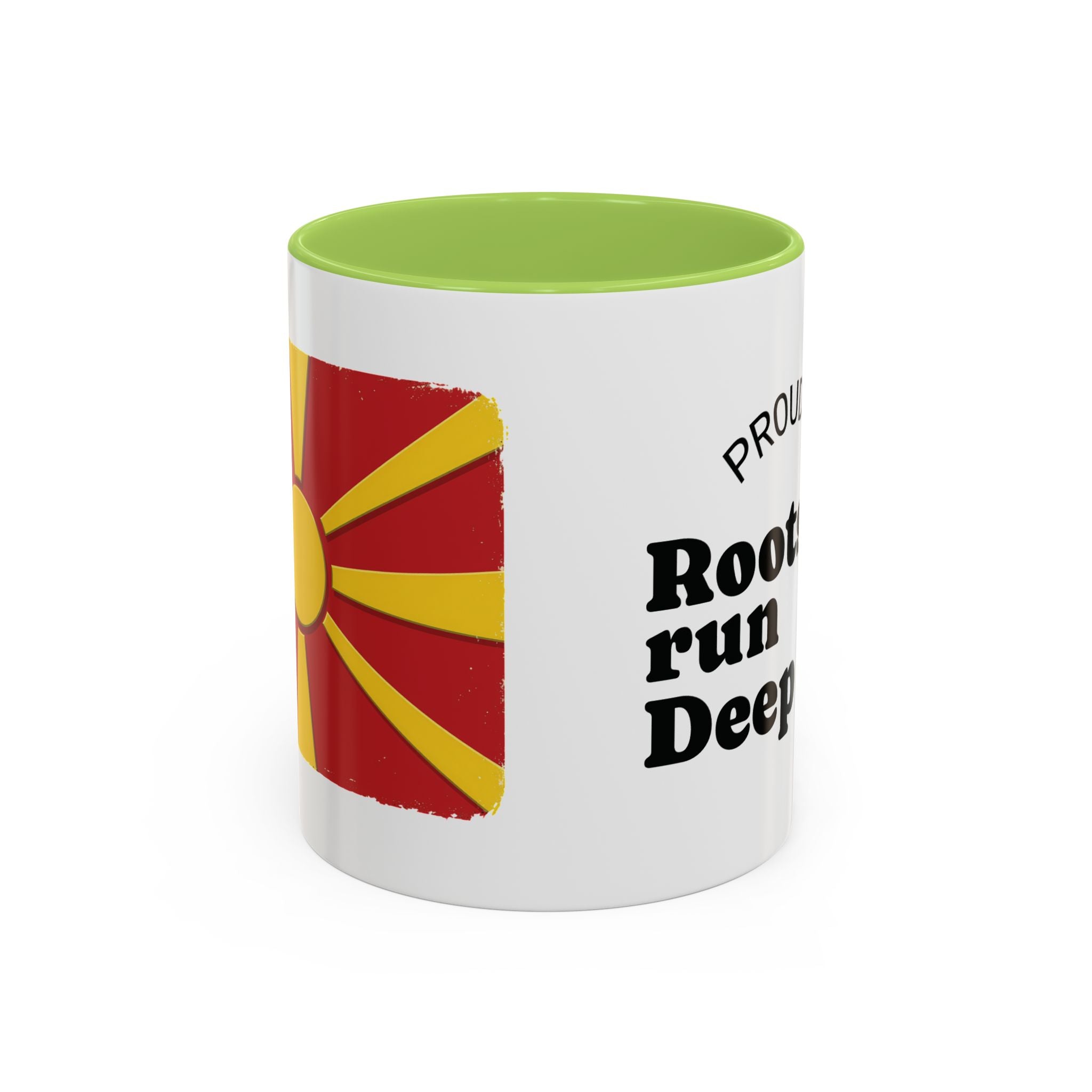 Macedonian Pride Coffee Mug – "Roots Run Deep" Accent Mug