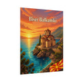 Macedonia, Lake Ohrid at Kaneo Sunset Poster | Rolled Poster