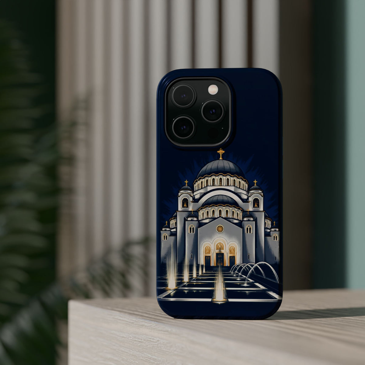 St Sava Cathedral Belgrade Phone Case — Magnetic Impact-Resistant Phone Cover