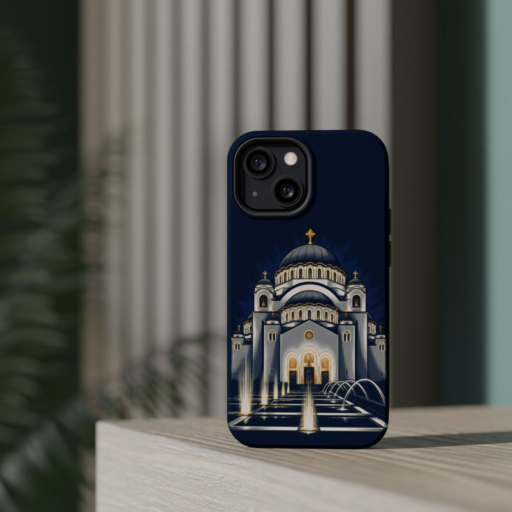 St Sava Cathedral Belgrade Phone Case — Magnetic Impact-Resistant Phone Cover
