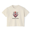 My Heart Belongs to Serbia T-Shirt | Serbia Flag Heart Tee