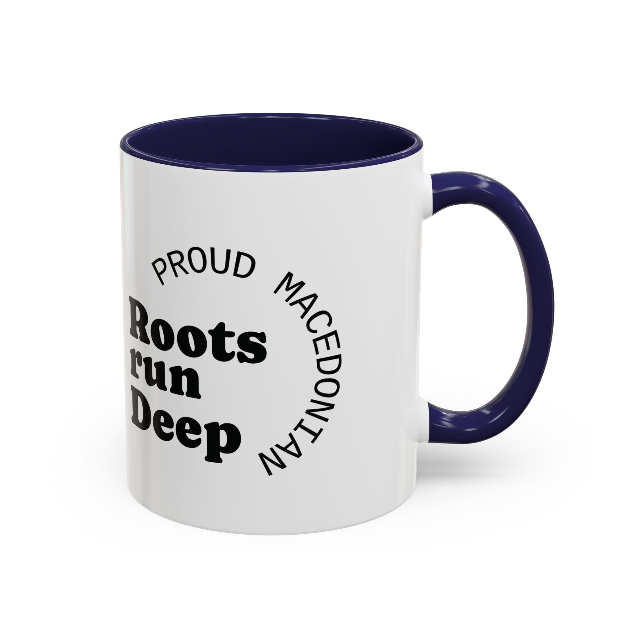Macedonian Pride Coffee Mug – "Roots Run Deep" Accent Mug