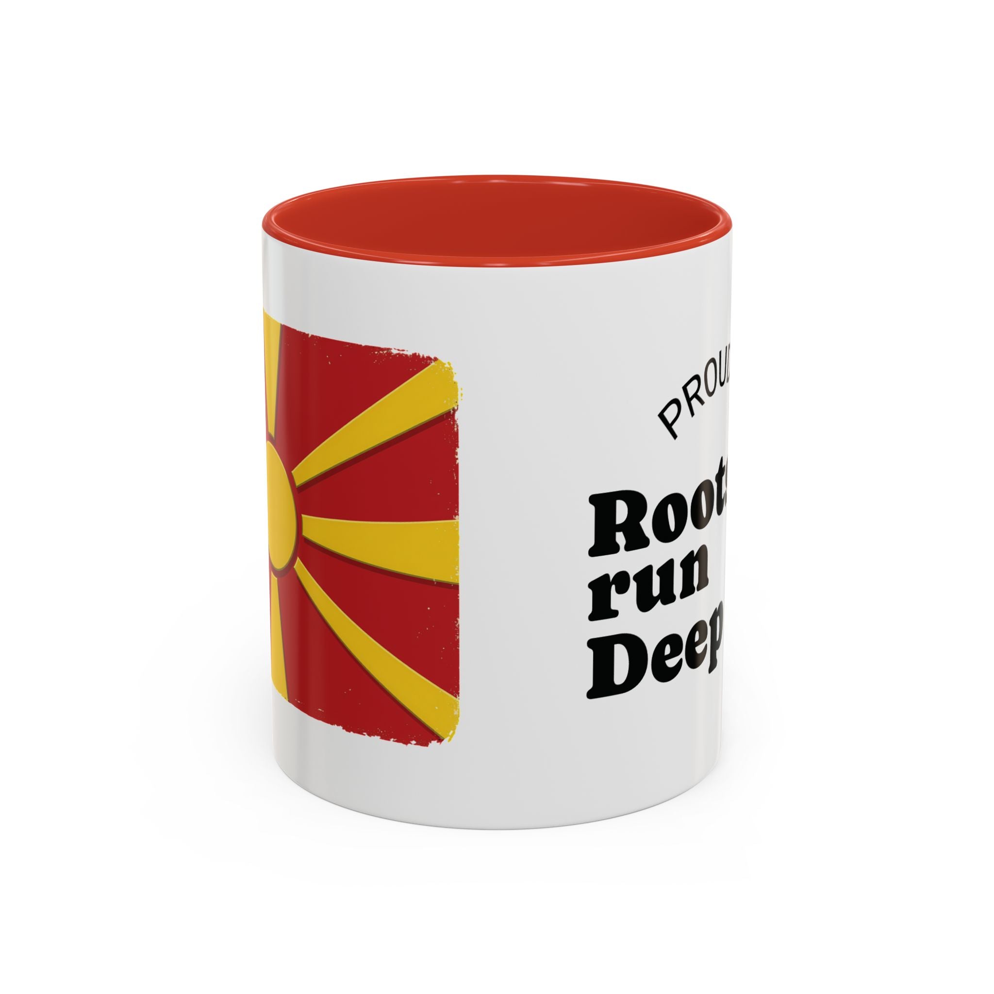 Macedonian Pride Coffee Mug – "Roots Run Deep" Accent Mug